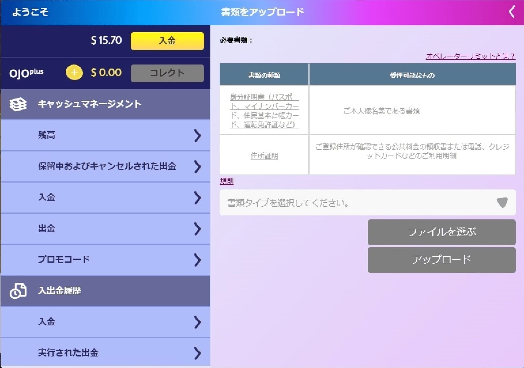 本人確認のやり方